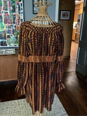 Anna Sui for Target Limited Edition Boho Minidress Fall Colors
